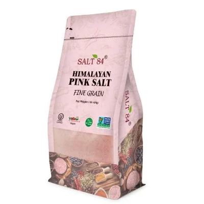 Himalayan Pink Salt Fine Grain - 1 lbs Bag | SALT 84